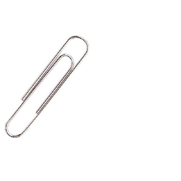 School Smart School Smart 084442 2 In. Nickel Coated Non-Skid Jumbo Paper Clip; Silver; Pack - 100 84442